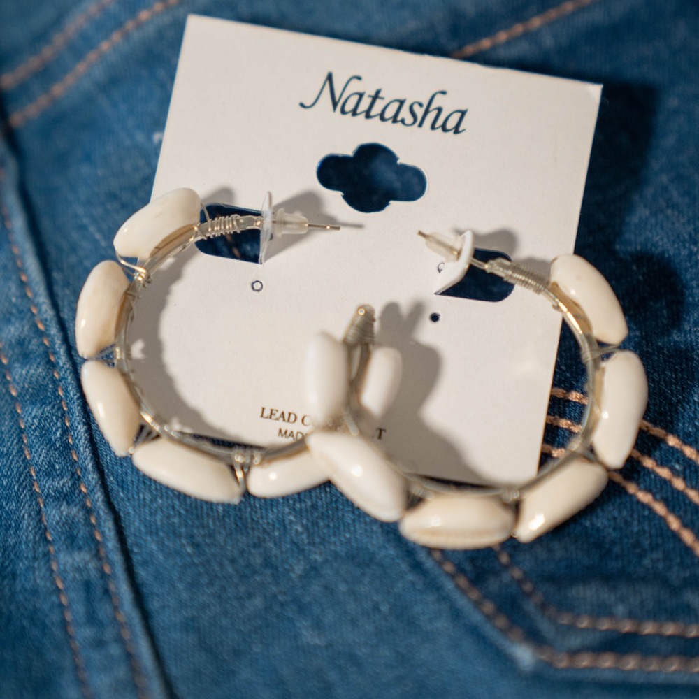 Shell Hoop Earrings